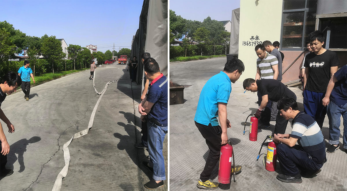 我司開(kāi)展消防安全演練，確保安全生產(chǎn)