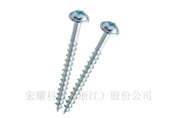 墊圈頭十字-四方槽木螺釘